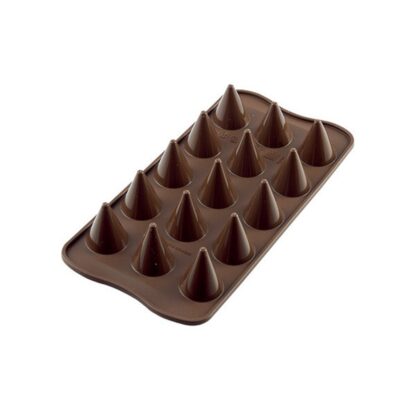 Forma silikonowa do czekoladek i pralin KONO Stożki - Silikomart