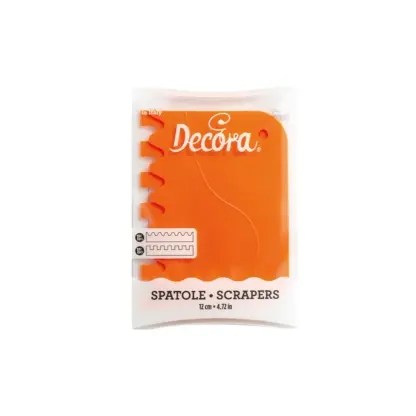 Packa do tynkowania tortu Paski i Fale - zestaw 2 szt. - Decora - obrazek 3