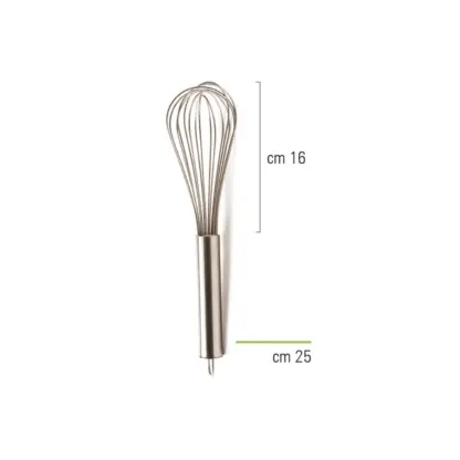 Trzepaczka ze stali nierdzewnej 25 cm - Decora