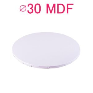zdjęcie Podkład pod tort okrągły MDF Biały Ø 30 cm, h 1 cm – PC Julita