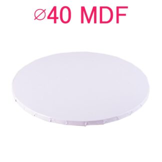 Podkład pod tort okrągły MDF Biały Ø 40 cm, h 1 cm - PC Julita