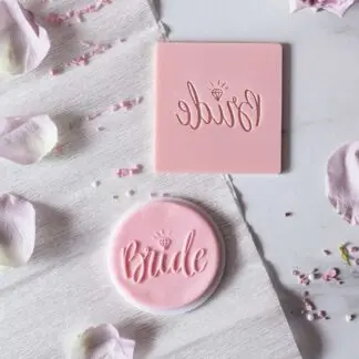 Stempel Dekoracyjny - Bride + pierścionek - Miniowe Formy