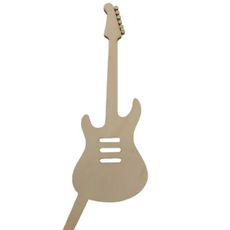 Topper Gitara elektryczna 15 x 8,9 cm - Drewno - Miniowe Formy