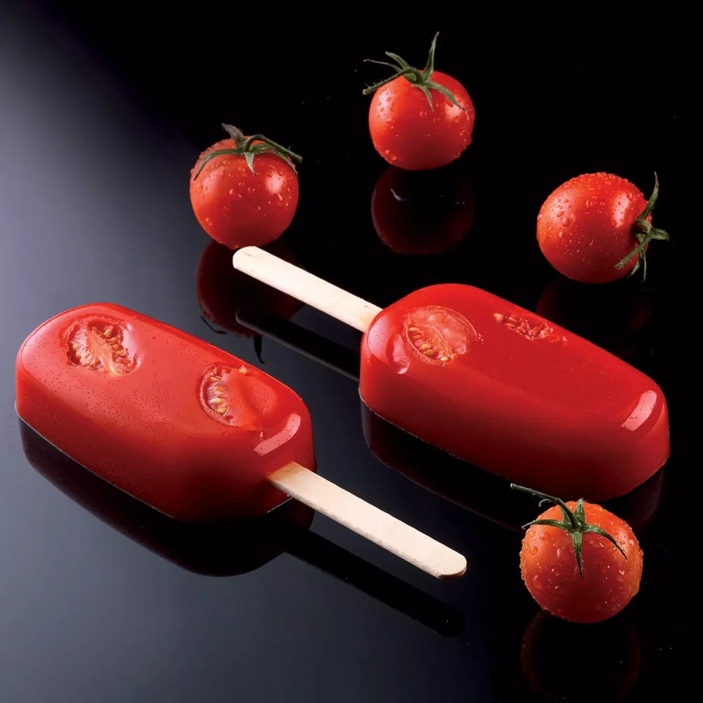 Forma silikonowa Classic Lody Cakesicles - 9,3x4,9cm - zestaw 2x6 gniazd i tacka - Silikomart Gel01 Easy Cream