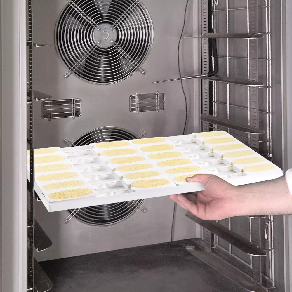 Forma silikonowa Classic Lody Cakesicles - 9,3x4,9cm - zestaw 2x6 gniazd i tacka - Silikomart Gel01 Easy Cream