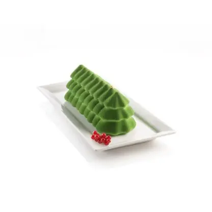 Forma silikonowa 3D BÛCHE SAPIN - 250 x 89mm - Silikomart