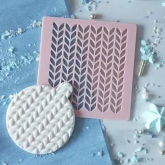 Stempel Dekoracyjny XL Świąteczny Sweter Splot - Miniowe Formy