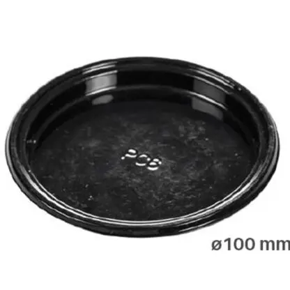 Tacka bankietówka Silikomart Ø100mm czarna - 100szt.