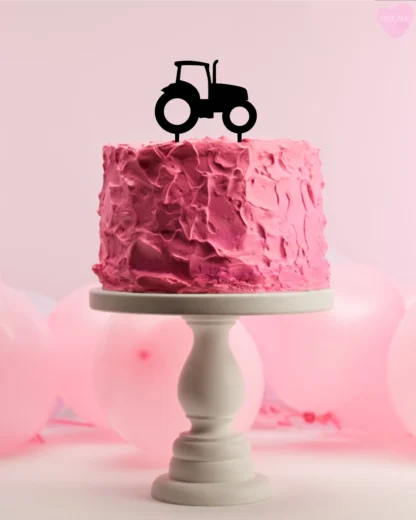 Topper Traktor wersja Klasyczna - 12 x 8,7 cm - Czarny - Miniowe Love