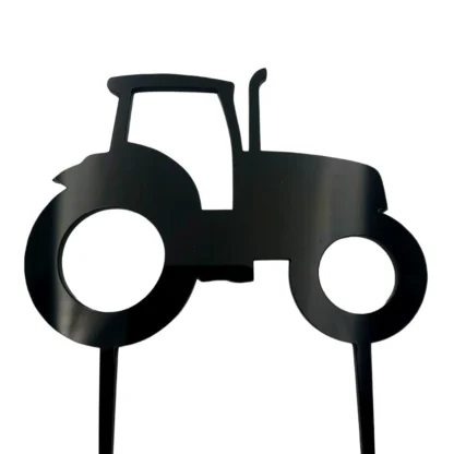 Topper Traktor - 12 x 8,7 cm - Czarny - Miniowe Formy