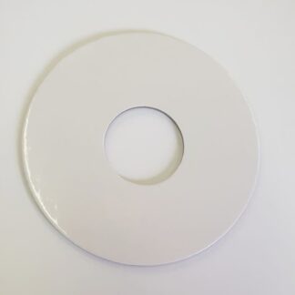 Podkład pod tort okrągły z otworem Biały ø 9 cm, h 0,2 cm
