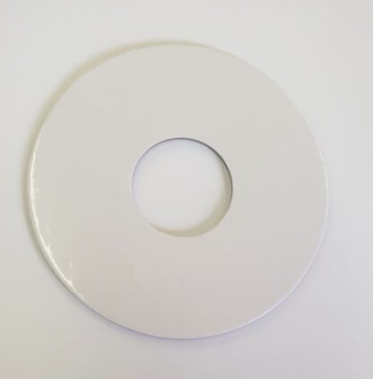 Podkład pod tort okrągły z otworem Biały ø 9 cm, h 0,2 cm