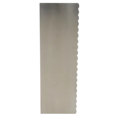 Metalowa Skrobka/Packa/Blaszka do wysokich tortów z ukrytym piętrem - Prosta/Falbanka 30x9,8 cm