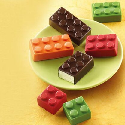 Forma silikonowa do czekoladek i pralin CHOCO BLOCK, Klocki - Silikomart