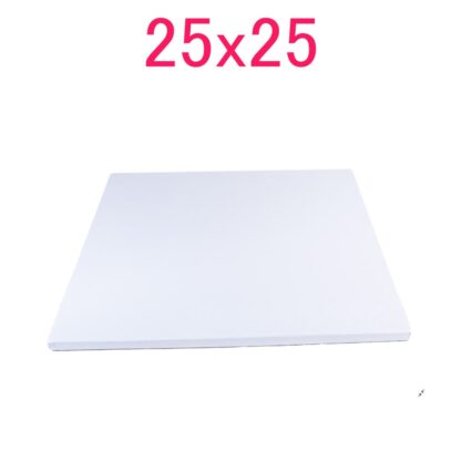 Podkład pod tort kwadratowy Biały 25x25 cm, h 1 cm - PC Julita