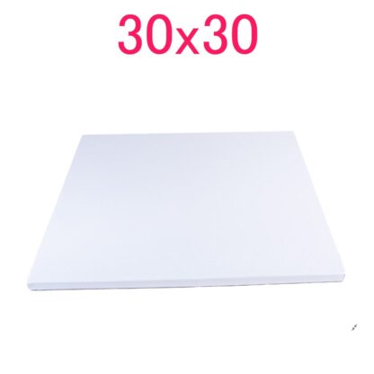 Podkład pod tort kwadratowy Biały 30x30 cm, h 1 cm - PC Julita