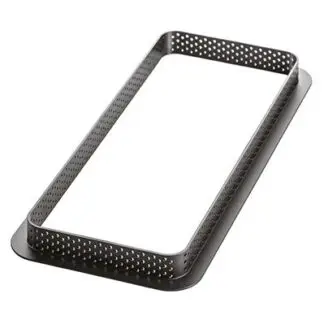 Rant cukierniczy perforowany do tarty 26,5x10,5 cm, h 2 cm