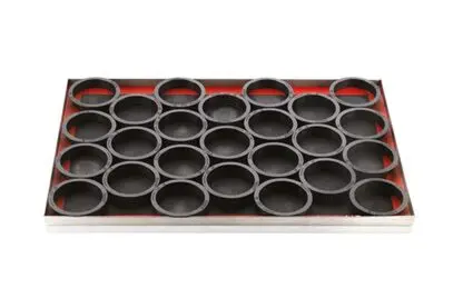 Rant cukierniczy perforowany do tarty śr. 80 mm, h 20 mm - 6 szt.