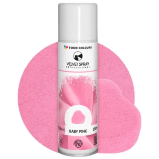 Zamsz w sprayu VELVET SPRAY PROFESSIONAL - Baby Pink 250 ml (pudrowy róż, bez E171)