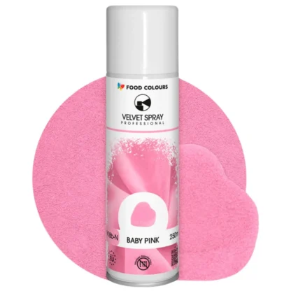 Zamsz w sprayu VELVET SPRAY PROFESSIONAL - Baby Pink 250 ml (pudrowy róż, bez E171)