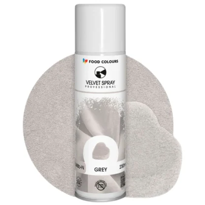 Zamsz w sprayu VELVET SPRAY PROFESSIONAL - Grey 250 ml (szary, bez E171)