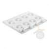 GEL13 Forma silikonowa do lodów DONUTS - Ø 8 cm - 2x4 szt. - Silikomart