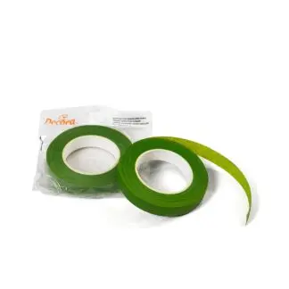Taśma do kwiatów cukrowych Jasnozielona 12 mm x 27 m - Decora