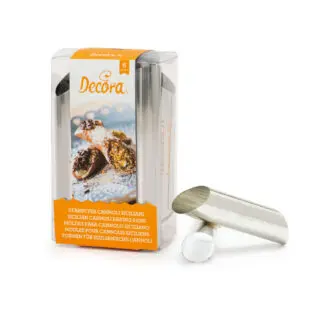 Foremki do smażenia Sycylijskich Cannoli Ścięte - zestaw 6 szt. - Decora