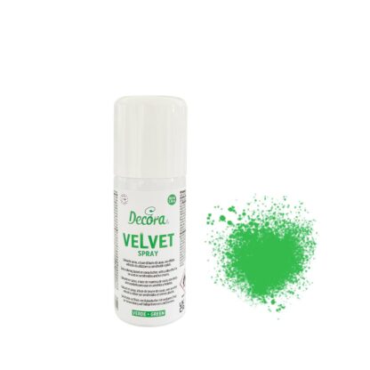 Zamsz w sprayu zielony VELVET SPRAY GREEN 100 ml - Decora