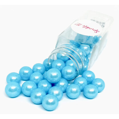 Cukrowa Posypka BLUE BUBBLES - 100 g - Sprinkle It! (perłowa niebieska posypka)