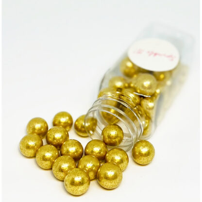Cukrowa Posypka GOLD BUBBLES - 100 g - Sprinkle It! (złota posypka)