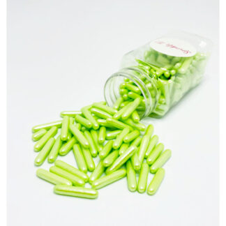 Cukrowa Posypka GREEN MACAROON - 100 g - Sprinkle It! (zielona posypka)