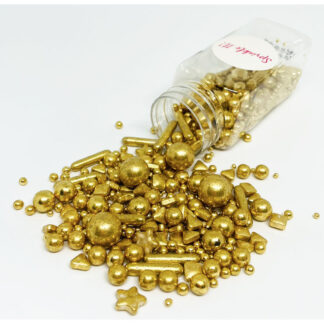 Cukrowa Posypka LOVELY GOLD - 100 g - Sprinkle It! (złota posypka