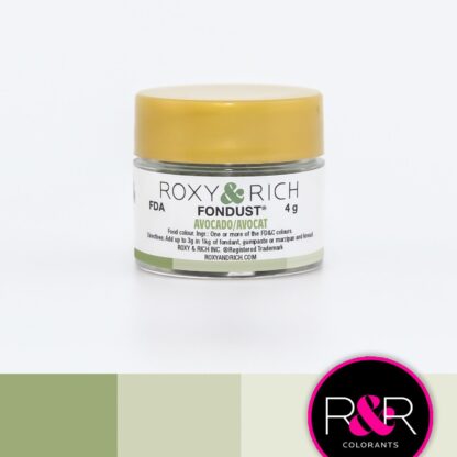 Jadalny barwnik w proszku bez E171 - Roxy & Rich - Fondust Avocado - 4g