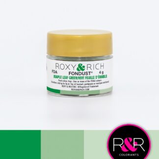 Jadalny barwnik w proszku bez E171 - Roxy & Rich - Fondust Maple Leaf Green - 4g