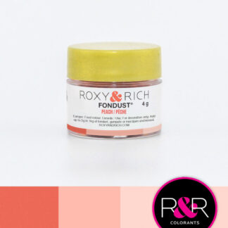 Jadalny barwnik w proszku bez E171 - Roxy & Rich - Fondust Peach - 4g