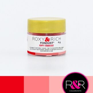 Jadalny barwnik w proszku bez E171 - Roxy & Rich - Fondust Poppy - 4g