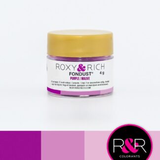 Jadalny barwnik w proszku bez E171 - Roxy & Rich - Fondust Purple - 4g
