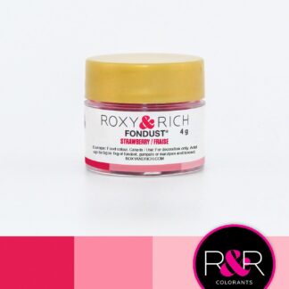 Jadalny barwnik w proszku bez E171 - Roxy & Rich - Fondust Strawberry - 4g