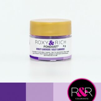 Jadalny barwnik w proszku bez E171 - Roxy & Rich - Fondust Violet (Lavender) - 4g