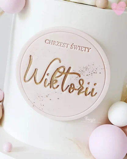 Tortowy Alfabet z gotowymi napisami na różne okazje na torty, ciasteczka - Wersja Premium - Miniowe Love