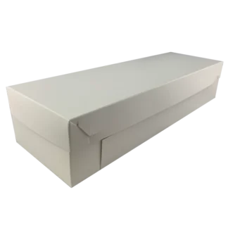 Pudełko, karton na makowiec 40x13x7 cm Białe - 5 szt. - Aleksander Print