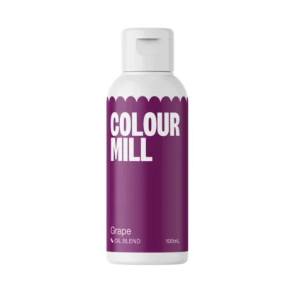 Jadalny barwnik olejowy do mas tłustych Colour Mill bez E171 - Grape 100 ml