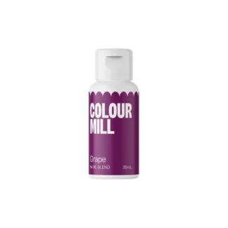 Jadalny barwnik olejowy do mas tłustych Colour Mill bez E171 - Grape 20 ml