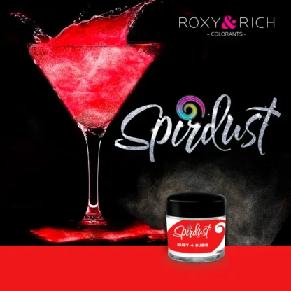 Barwnik do drinków bez E171 Roxy & Rich - Ruby, Rubinowy 1,5g