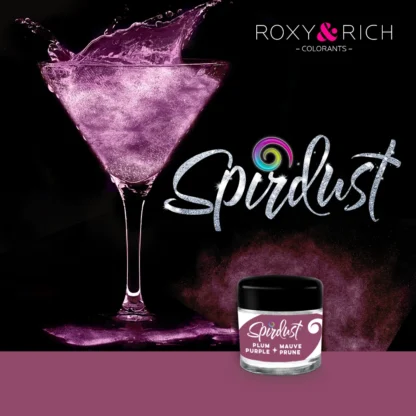 Barwnik do drinków bez E171 Roxy & Rich - Plum Purple, Śliwkowy Fioletowy 1,5g