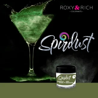 Barwnik do drinków bez E171 Roxy & Rich - Emerald Green, Szmaragdowo-Zielony 1,5g