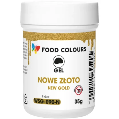 Barwnik w żelu Foodcolours - Nowe Złoto 35g