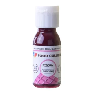 Jadalny barwnik olejowy polskiej produkcji - Food Colours - Pink - Różowy - 18ml