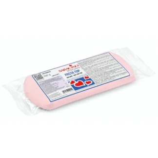 Masa cukrowa Saracino do obkładania TOP PASTE Baby Light Pink - Jasnoróżowa 0,5 kg